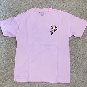 Primitive Light Pink T‑Shirt with Floral 'P' Logo